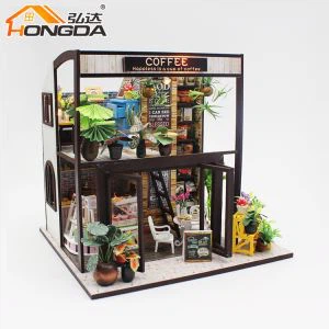 M027 บ้านตุ๊กตา DIY Coffee House