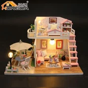 DIY บ้านตุ๊กตาลอฟท์จิ๋ว