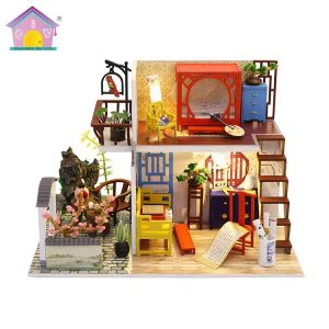 บ้านตุ๊กตา DIY ไม้
